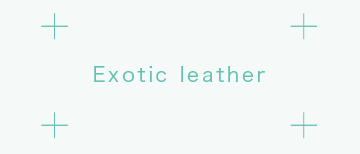 Exotic leather